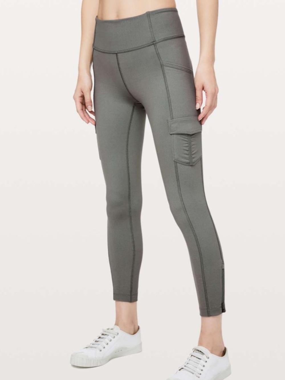 Lululemon Scenic Route 7/8 Tight *25"
Grey Sage